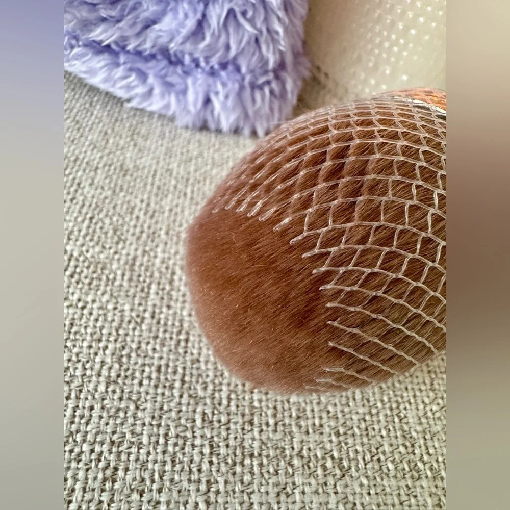 New Women’s Wide Rose Gold Color Makeup or Body Product Brush with Soft Bristles